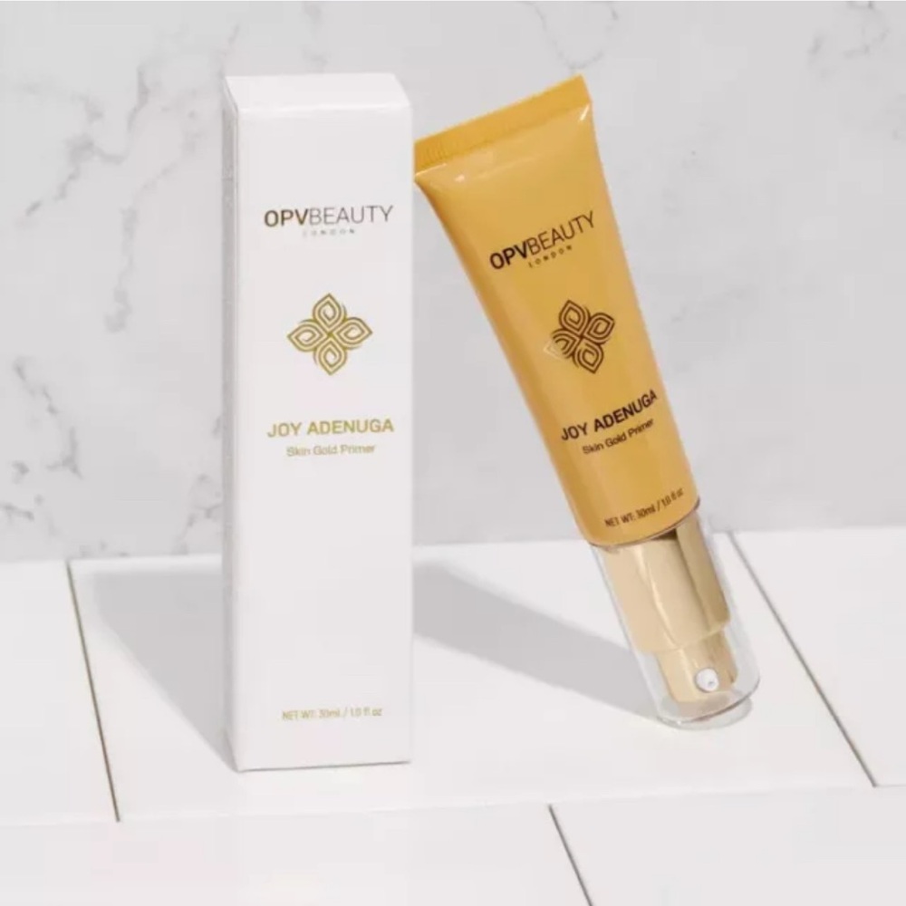 OPV Beauty, Skin Gold Primer, “Joy Adenuga”, 10 fl Oz RETAIL $35🩵🩷